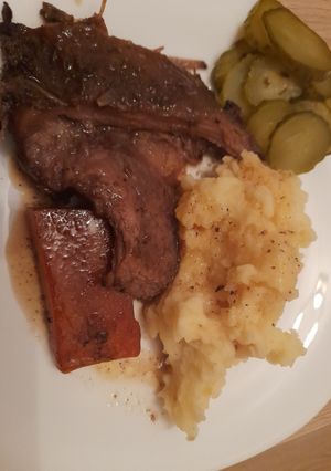 Vörösborboros marhasült recept fotója
