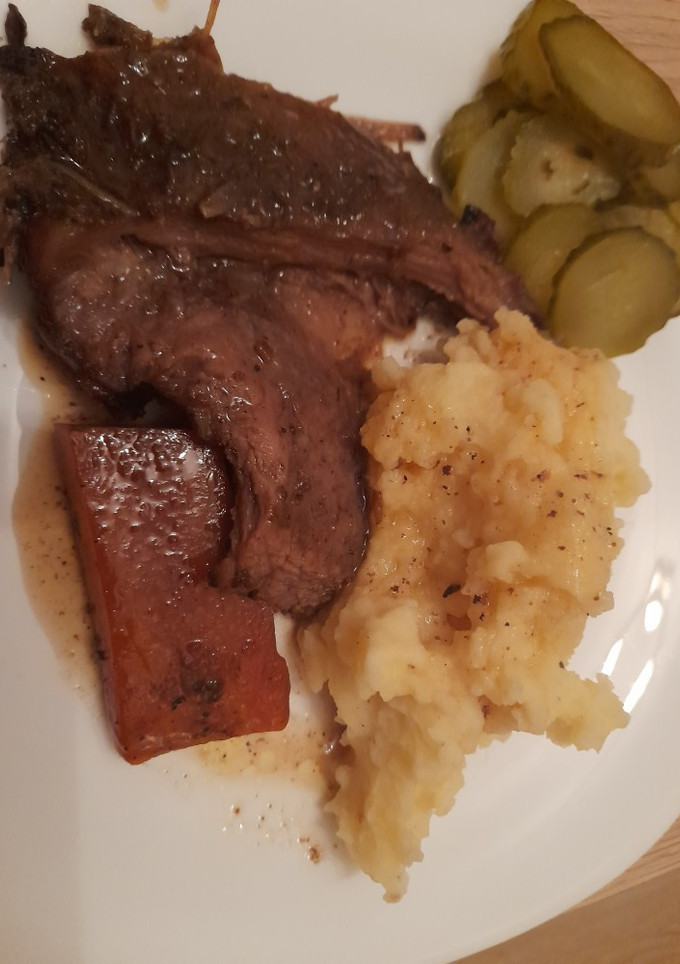 Vörösborboros marhasült recept fotója