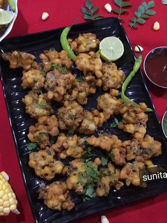 क्रंची कॉर्न पकौड़े (crunchy corn pakode recipe in Hindi) रेसिपी मुख्य फोटो