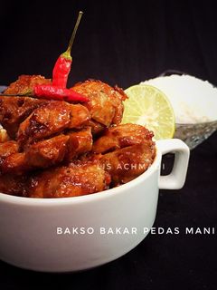 Foto resep Bakso Bakar Pedas Manis