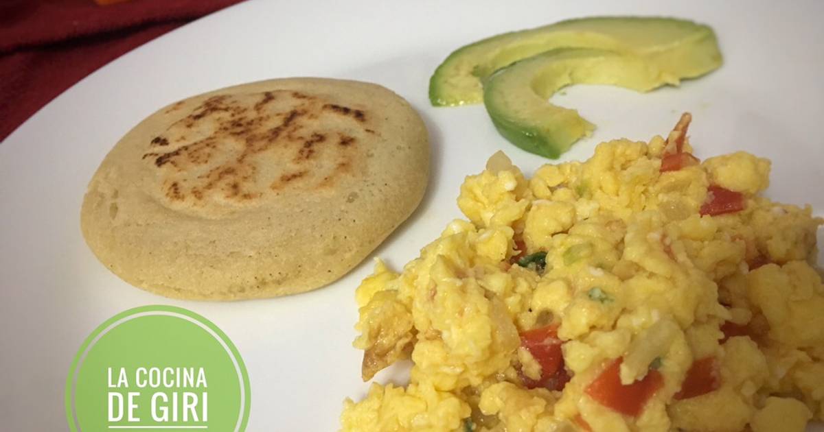 Desayuno arepas rellenas - 12 recetas caseras- Cookpad