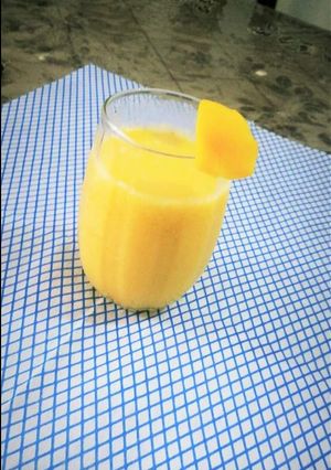 A picture of Peach Smoothie🍑🍹.