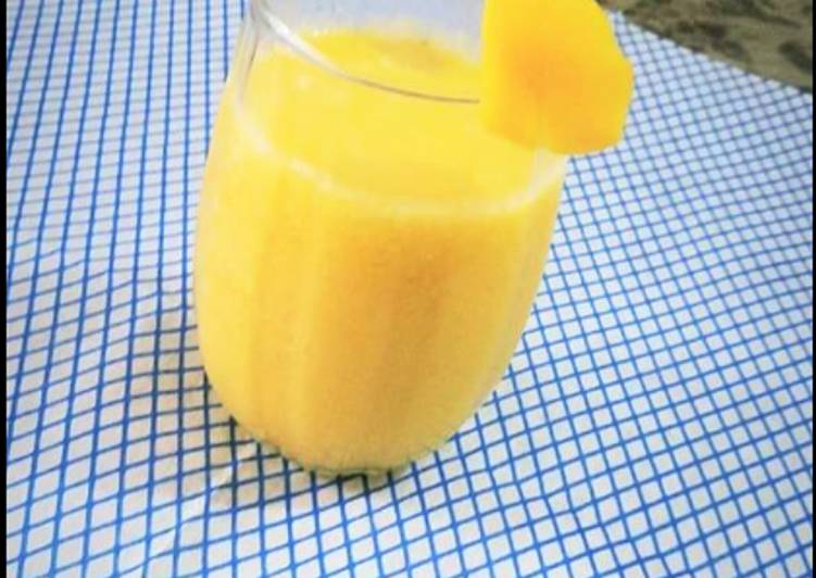 Step-by-Step Guide to Prepare Super Quick Homemade Peach Smoothie🍑🍹