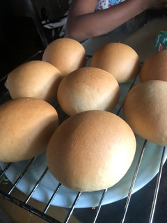 A picture of Improved burger bread.