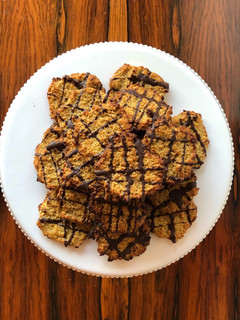 Foto de Cookies de Coco e Laranja #coco #laranja
