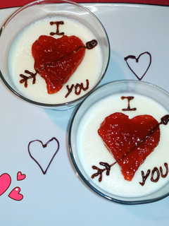 Una foto de Mousse de queso San Valentín 💕