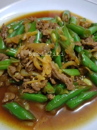 Cara Gampang Membuat Resep  480.Tumis Buncis + Daging Cincang yang Bisa Manjain Lidah, Enak