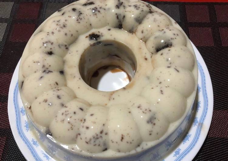 Resep masakan Inner Pudding Ovomaltine Oreo | Cara Membuat Inner Pudding Ovomaltine Oreo Yang Enak Banget