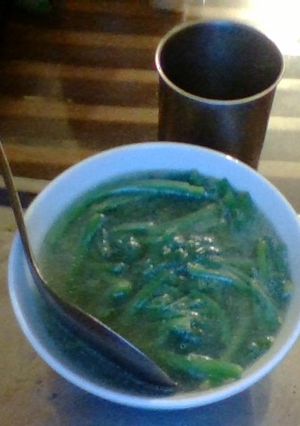 Hình của món Canh rau bí.