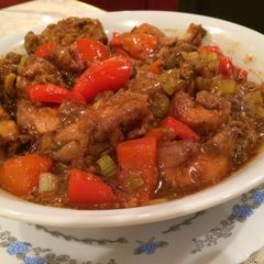 A picture of Chilli chicken.