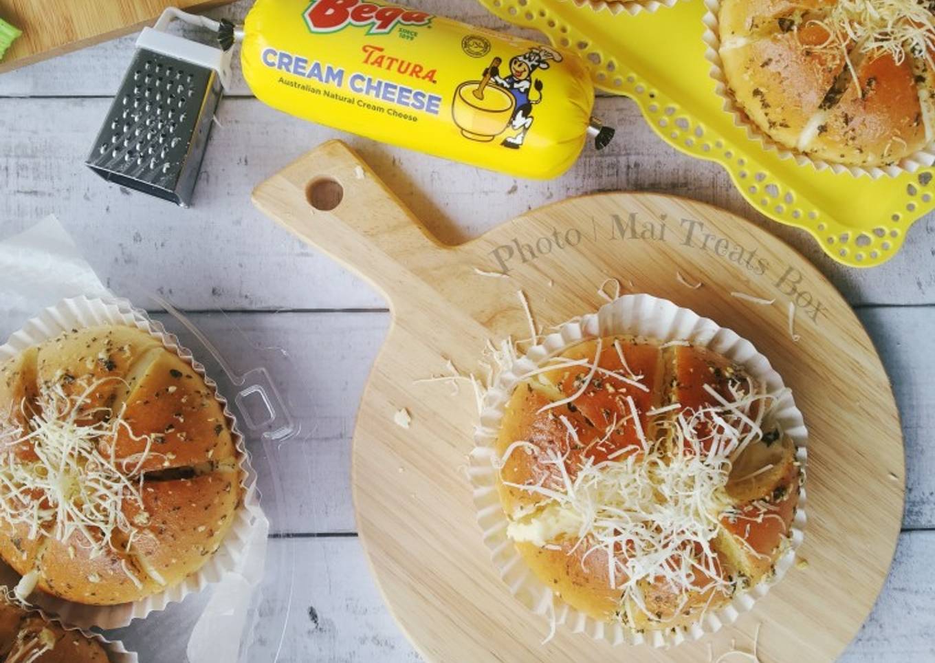 Roti Keju Bawang Putih Korea