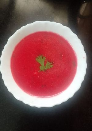 बीटरूट सार रेसिपी चे मुख्य फोटो
