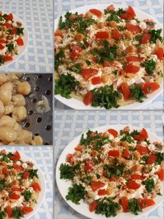 صورة لوصفة حمص حب بالطحينة واللبن