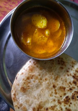 A picture of Arbi ki sabji.