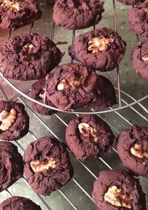 Una foto de Galletas de chocolate (sin harina y sin azúcar)