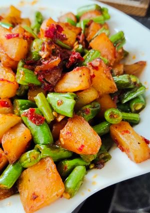 Foto resep Balado Buncis Kentang