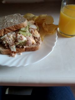 Una foto de Sándwich vegetal