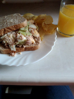 Una foto de Sándwich vegetal
