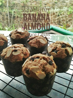Foto resep Banana Choco Chip Muffin, No Mixer!