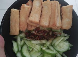 Hình của món Bún đậu nước tương.