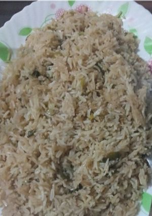 A picture of Garlic Fried Rice.