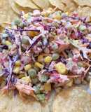 Ensalada de atún multicolor