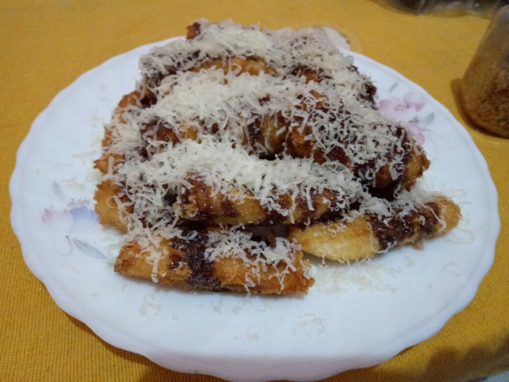 Resep Pisang goreng krispy coklat keju, Enak