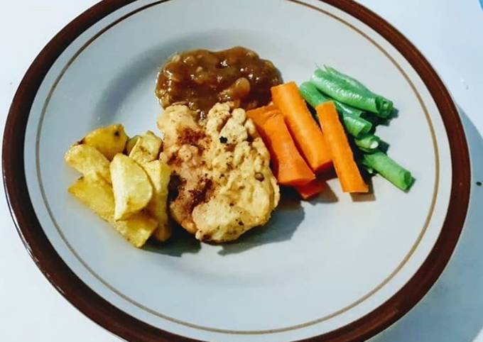 Resep My Steak Ayam Crispy My Cook Adventure Oleh Azael Munadiyan Cookpad