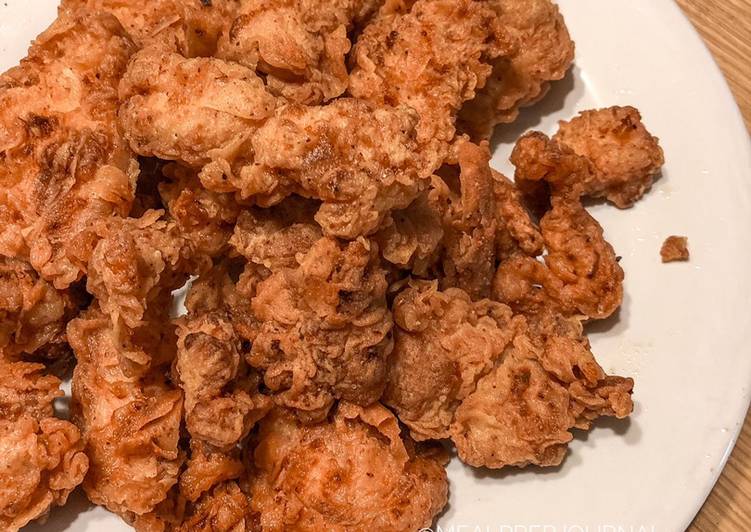 Bagaimana mengolah Fried Chicken Anti Ribet, Enak Banget
