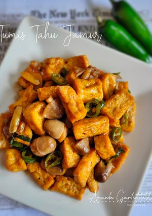 Foto resep Tumis Tahu Jamur