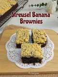 Streusel Banana Brownies