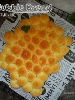 Foto resep Bubble Bread (No Telur, No Ulen)