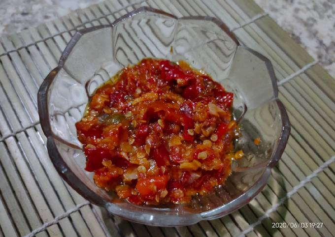 Sambal Bawang ala Geprek Bensu