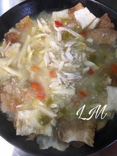 Una foto de Sopa de lima yucateca