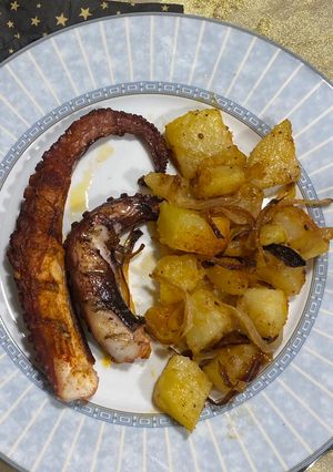 Una foto de Pulpo a la brasa