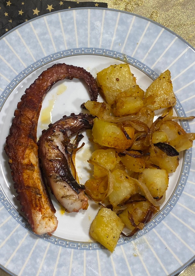 Una foto de Pulpo a la brasa