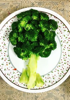 Hình của món Bông cải xanh luộc.