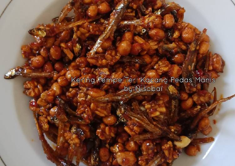 Resep Kering Tempe Teri Kacang Pedas Manis yang Enak Banget