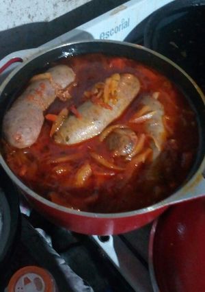 Una foto de Chorizo a la pomarola