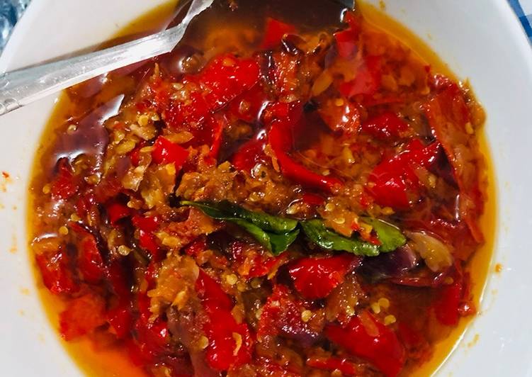 Resep Sambal Dendeng Lado Merah oleh Dilla Flow Cookpad