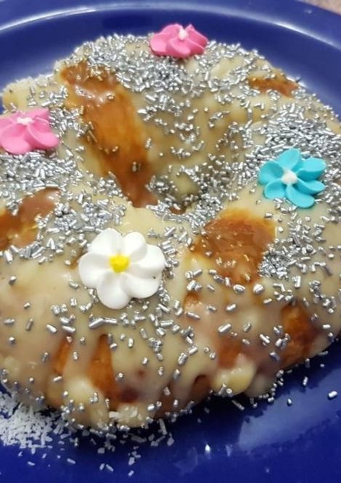 Una foto de Rosca de Reyes o de Pascua esponjosa