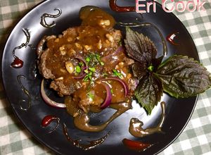 Hình của món Beef steak kiểu Việt.