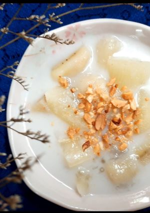 Hình của món Chè chuối khoai mì cốt dừa.