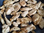 A picture of lunch chicken breast
