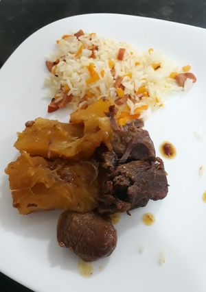 Foto de Carne de panela com mandioca