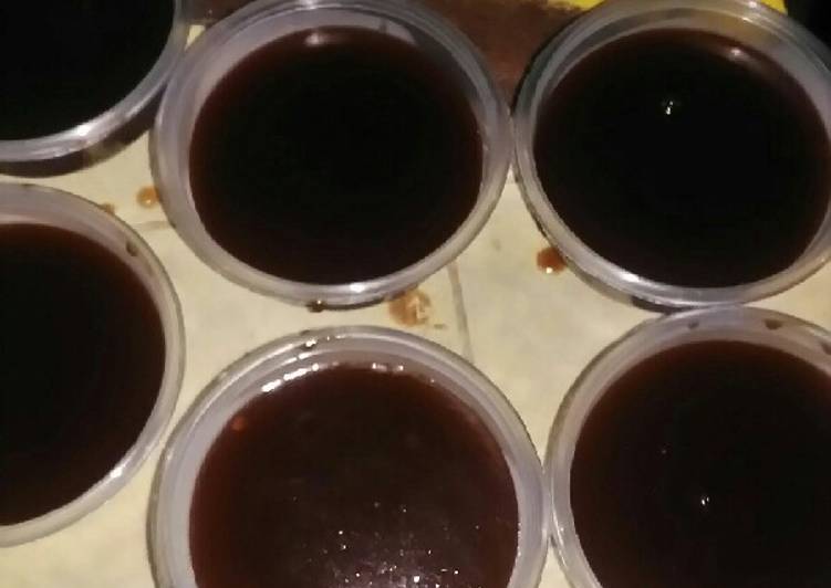 Puding coklat diet