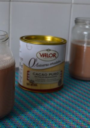 Una foto de Leche vegetal de arroz con cacao puro s/a