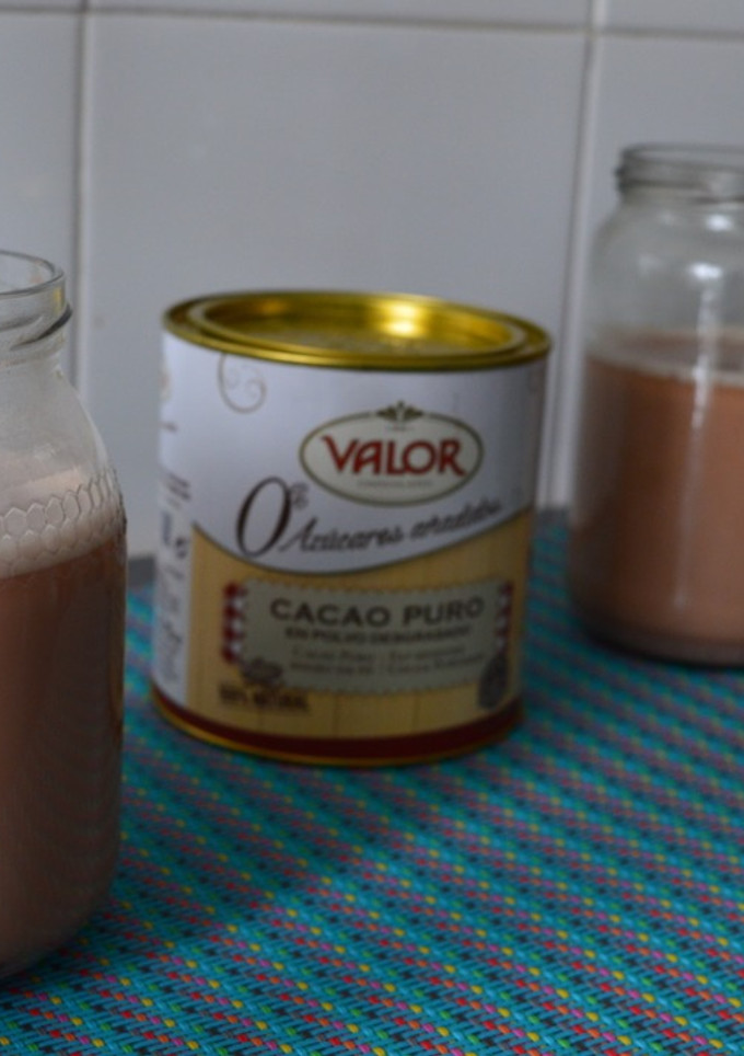 Una foto de Leche vegetal de arroz con cacao puro s/a