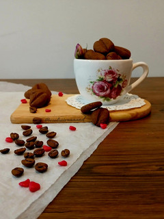 عکسی از دستور شیرینی دانه قهوه☕️