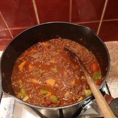A picture of Spaghetti Bolognese.